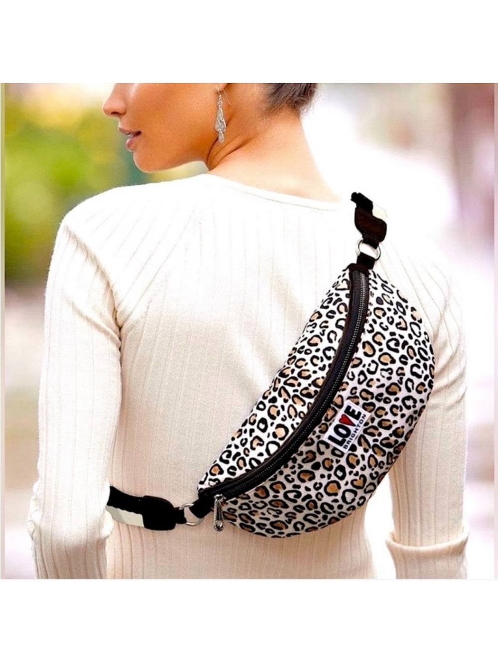 Brighton Wild Cat Leopard Print Belt Bag